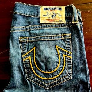 Mens true religion straight leg W36 jeans